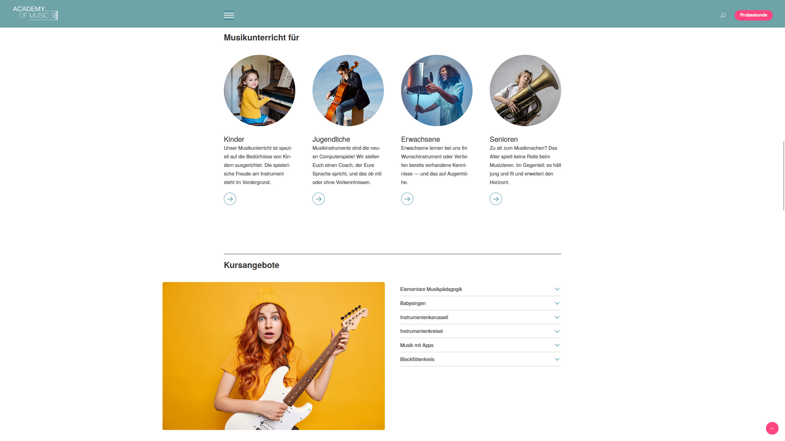 Academy of Music: Website