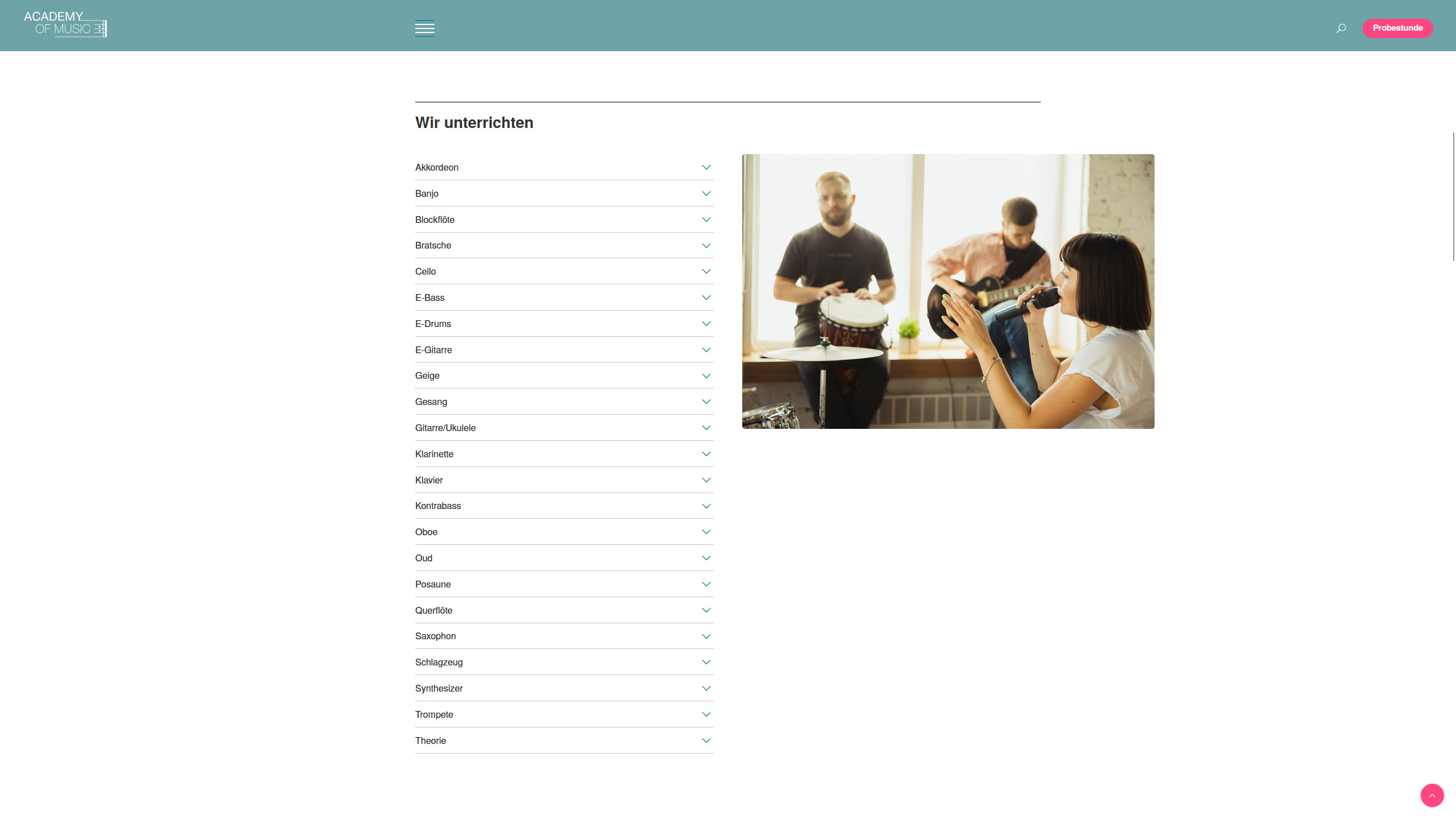 Academy of Music: Website